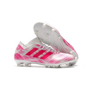Kopačky Pánské Adidas Nemeziz 18.1 FG – Růžově bílá